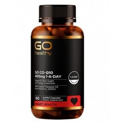 GO Healthy 高之源 400mg Co-Q10心脏辅酶胶囊（每日一粒）60粒