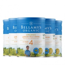 Bellamy贝拉米婴幼儿有机奶粉4段900g【一箱6罐包邮】